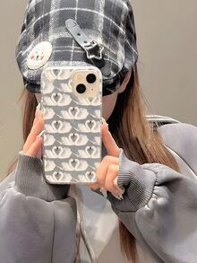 1pc Minimalist & Unique Transparent Soft Glossy Phone Case With Swan On Lake Heart Pattern, Waterproof, Fingerprint-Proof, Scratch-Resistant, Suitable For Confession, Friends, Family, Couples, Birthday, Holiday Gifts, Compatible With IPhone 17/17 PLUS/17 PRO/17 PRO MAX - Multicolor - View 4