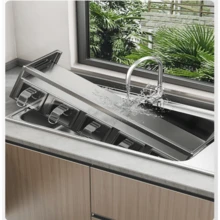 1pc Wall-Mounted Spice Rack Storage Organizer - Made Of Aluminum Magnesium Alloy, Rust-Proof, No Charging Required, Drill-Free Installation, Includes Spice Jars And Storage Containers, Suitable For Kitchen Organization - Multicolor - View 3