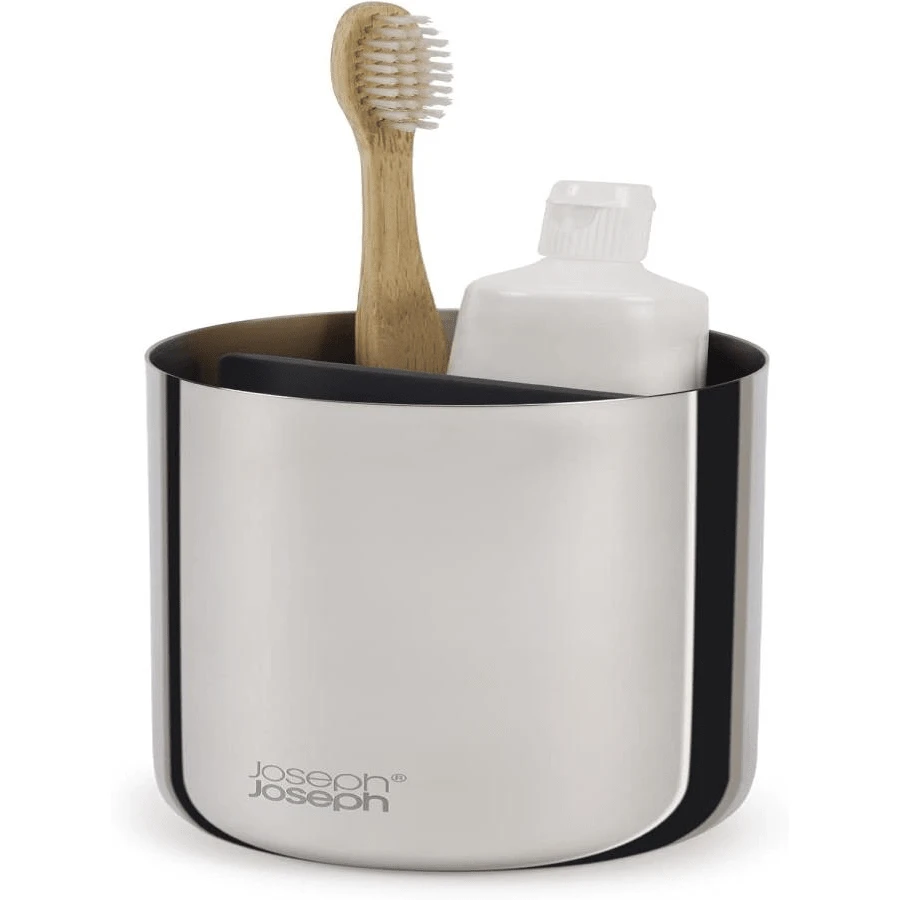 Joseph Joseph EasyStore Luxe Quick-Drain Stainless-Steel Soap Dish - ColorA - 查看 1