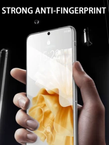 适用于华为和荣耀手机的4片装全覆盖隐私钢化玻璃屏幕保护膜，防刮防窥，易于安装，无气泡，易于清洁，耐用钢化玻璃 - 黑色 - 查看 3