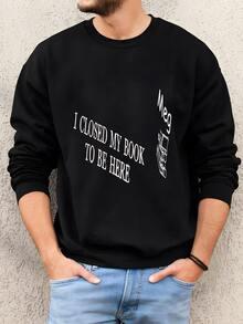Hombres Camisa Del Amante Del Libro, Cierro Mi Libro Para Estar Aquí Camisa, Camisa De Libros, Camisa De Lectura De Mujeres, Mejor Regalo De Navidad Para Amante Del Libro Sudadera - Negro - Ver 1