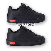 kit 2 Tênis Infantil Menino Menina Unissex Colorido Escolar Casual Esportivo Calçado Do 26 Ao 33 Confortável Dia A Escola Azul E Laranja Neon Moderno Estiloso Fashion Kids Divertido Color Black Crianças Resistente Macio Fácil De Calçar Cadarço Sola Antiderrapante Brincar Passeio Moda Masculino Feminino Meninos Meninas - KIT 2 ALLBLACK - Visão 9