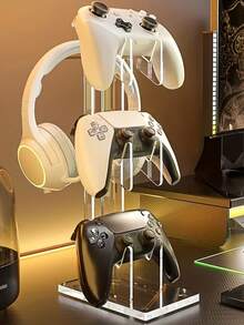 1 Giá đỡ tay cầm chơi game bằng acrylic, Giá treo tai nghe không dây để bàn, Giá đựng đa năng - Giá đỡ trưng bày để bàn, Thích hợp cho tay cầm chơi game và phụ kiện, Thiết kế kẹp di động, Cần thiết cho việc sắp xếp bàn làm việc văn phòng. - Nhiều màu - Xem 6
