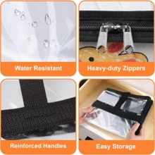Foldable Storage Bags - Clear - View 6