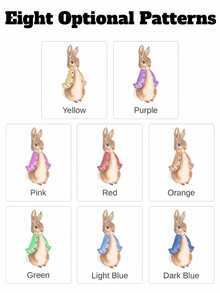 个性化化妆包，两种尺寸可选，多种颜色可选，个性化礼品，姓名手提袋，现代姓名，复活节，兔子，复活节复活，春天，复活节彩蛋，复活节篮子，定制礼品袋，字母组合礼品袋，大号复活节袋，定制复活节袋，复活节袋，复活节手提袋，儿童复活节袋，复活节彩蛋寻宝袋，兔子礼品袋，定制复活节礼品 - 彩色 - 查看 11