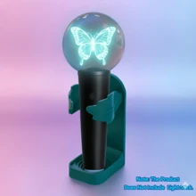 Kpop应援棒支架,Kpop应援棒底座,可调节K-Pop展示底座支撑架收纳架,适用于通用Kpop应援棒,Kpop演唱会必备应援棒配件,适用于派对游戏和活动,非常适合SKZ//Stray Kidz//Twice///Txt//G-Dragon//EXO/Aespa/Army Bomb/官方应援棒,不包含应援棒。 - 彩色 - 查看 13