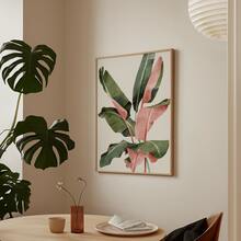 1 Tranh canvas không khung hình lá chuối hồng nhiệt đới, tranh nghệ thuật lá cọ, trang trí màu hồng, phong cách căn hộ, tranh nghệ thuật treo tường làm quà tặng, tranh treo tường cho phòng ngủ, phòng khách, ký túc xá, phòng tắm, phòng ăn, hành lang, trang trí nhà cửa và ký túc xá. - Nhiều màu - Xem 5