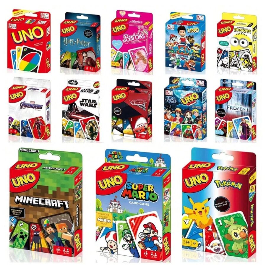 Mattel UNO Card Game, Suitable For 2-10 Players, Entertainment, Gathering And Holiday Activities - Multicolor - View 1
