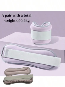 2pcs Ankle/Wrist Weights, Suitable For Ballet, Dance And Workout Training To Improve Ankle And Wrist Strength [Actual Item Slightly Pinkish, Color Difference Exists]