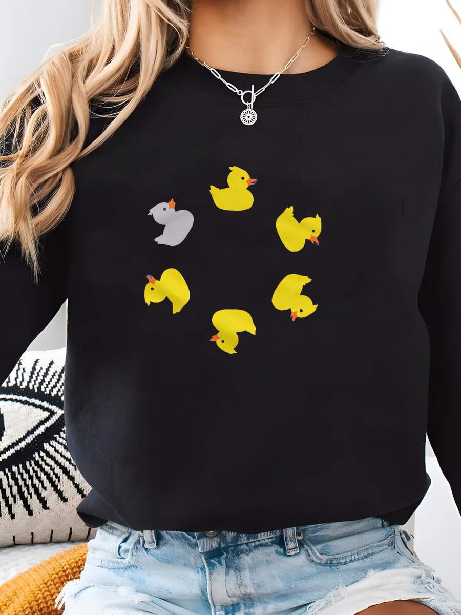 Women Sports Sweatshirts - Black - View 1