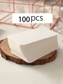 100张独特纹理空白卡片，明信片涂鸦卡，适用于DIY牛皮纸明信片、涂鸦、书签、便签本和闪卡 - 彩色 - 查看 8