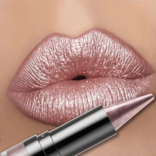 YOUNG VISION 1pc Multifunctional Pointed Pearl Shimmer Lip Liner Pencil - Lipstick, Eyeshadow, Eyeliner, Lip Shaping, Suitable For Daily, Party, Stage, Bonfire Night, Christmas, Thanksgiving, Valentine's Day, Lip Makeup Gift For Friends, Girlfriend - 彩色 - 查看 2