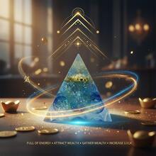 时尚玩家的低调之选：这款水晶金字塔静静地展现您的气场和风采。