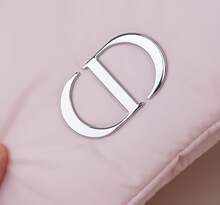 Christian Dior Pink Cotton Padded Makeup Bag. Makeup Bag, New Fashion Bag. Portable Coin Purse Storage Bag. Soft And Comfortable Texture. Ideal For Holiday Gifts. - Pink - View 4