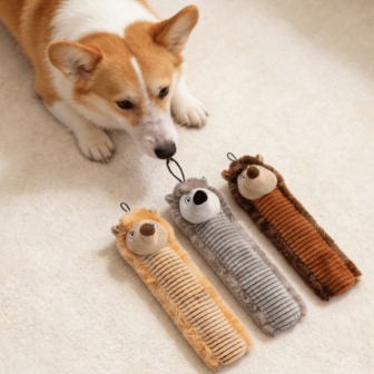 Squeaky Elephant Dog Toy, Plush Chew Toy, Suitable For Large Dogs & Puppies, Cute Animal Shape, Indoor & Outdoor, Durable, Interactive Chew Toy, Voice Activated Gift