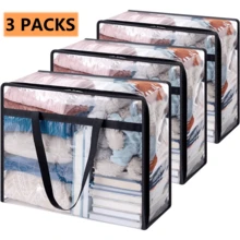 Foldable Storage Bags - Clear - View 12