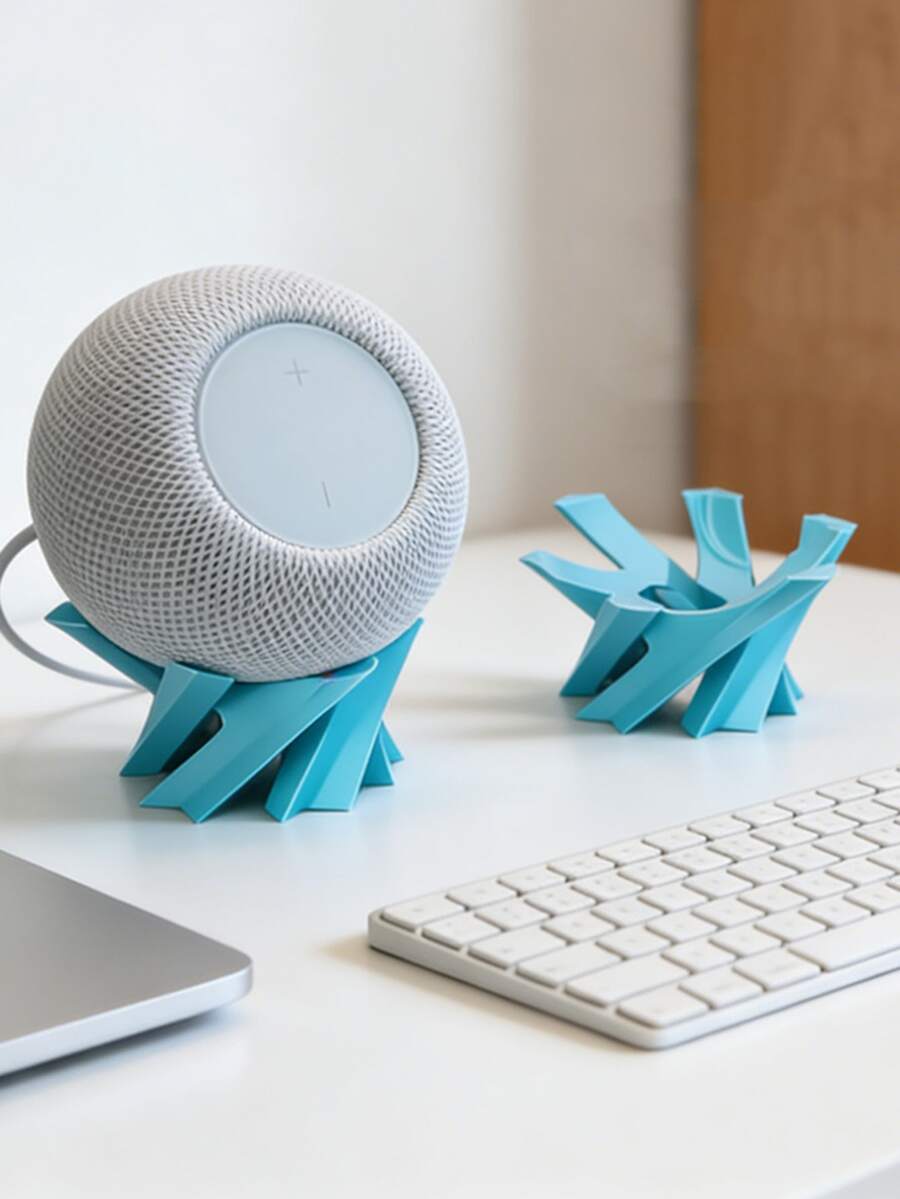 Dudukan Mengambang Eksklusif HomePod Mini | Alas Minimalis Cetak 3D | Dekorasi Meja Stabil Anti Selip | Pendamping Audio Imersif All-in-One - 1PC - View 1