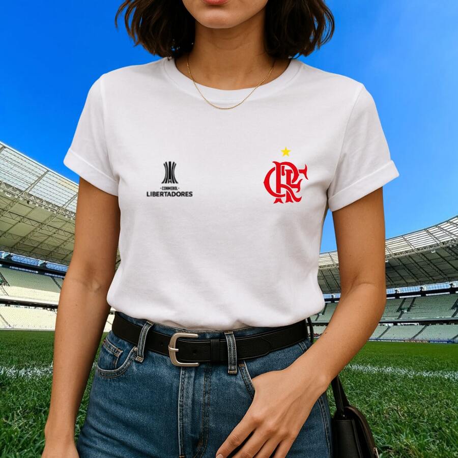Flamengo Libertadores Premium T-Shirt - trắng - Xem 1