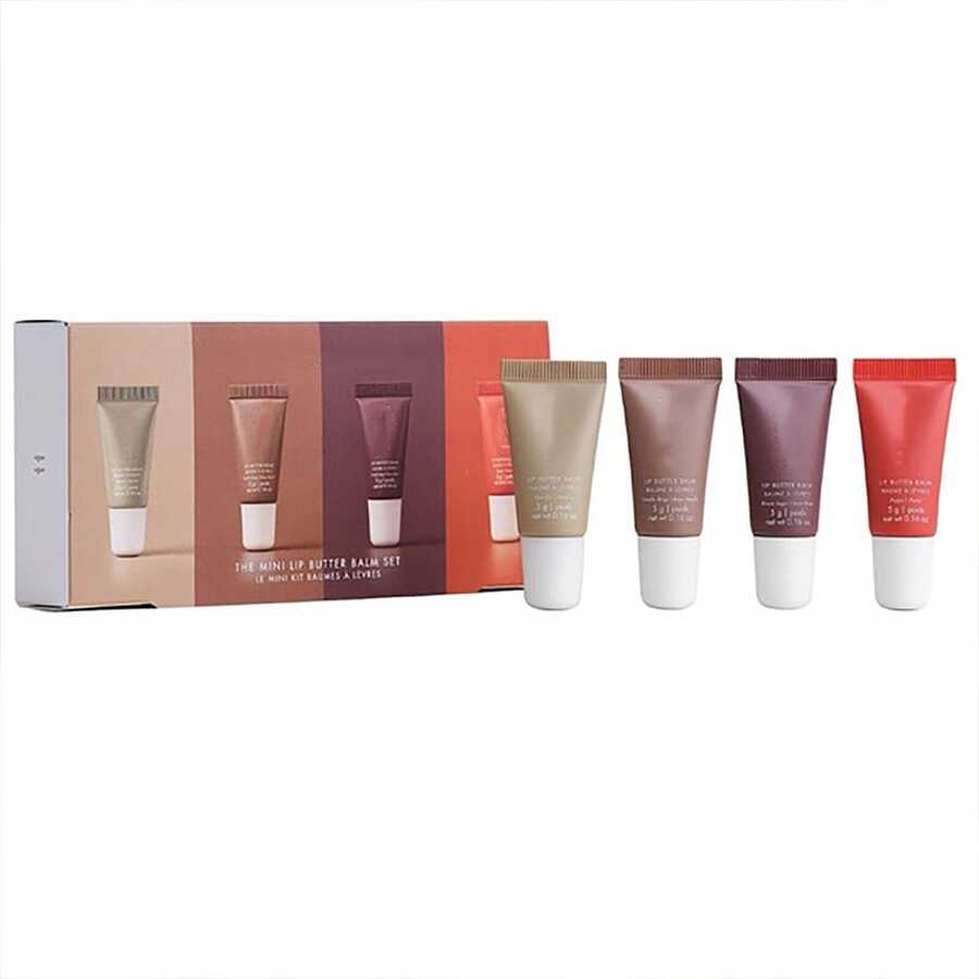 4PCS Tinted Lip Butter Balm - Conditioning Vegan Lip Care For Instant Moisture, Shine & Hydration - Sheer-Tinted, Soothing Softens Dry Lips Lip  Butter Balm - Conditioning Lip Mask And Lip Balm For Instant Moisture, Shine And Hydration - Sheer-Tinted, Soothing Lip Care - 彩色 - 查看 1