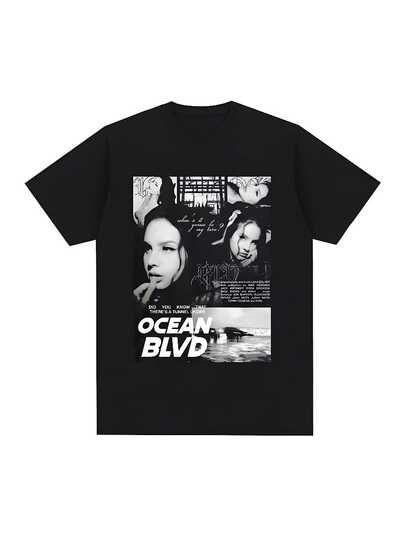 COOL SUMMER Singer Lana Del ReyS T Shirt Ultraviolence Music AlbumS T-Shirt Men men Hip Hop Vintage Short Sleeve T Shirts Gothic Streetwear vacation outfits women