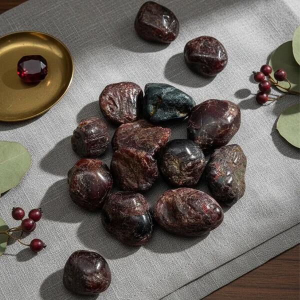 Kit C/ 5 Pedras Granada Natural - Promoção