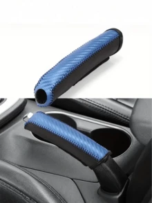 Carbon Fiber Texture Car Gear Shift Cover Anti-Slip Universal Fit Multiple Colors Auto Interior Accessories - A - View 6