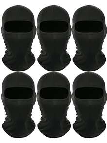 1/Multi-Pack Unisex Balaclava Hat, Neck Gaiter Face Mask, Ski Mask, Sun Protection Mask, Suitable For Cycling, Hiking, Party, Skiing, Etc. - Multicolor - View 6