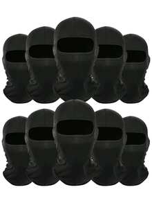 1/Multi-Pack Unisex Balaclava Hat, Neck Gaiter Face Mask, Ski Mask, Sun Protection Mask, Suitable For Cycling, Hiking, Party, Skiing, Etc. - Multicolor - View 10