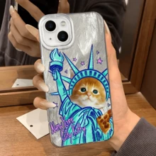 Funda Gatos creativos para celular con . Funda protectora estampada para Apple 17PROMAX,16 ,15, 14, 13 y Galaxy. Ligera, duradera y con un diseño elegante.MX2507MM Gatos creativos - MX2507MM - Ver 2