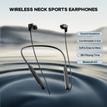 REMAX Wireless Neckband Sports Earphones, HiFi Sound With Noise Cancelling Mic, Low Latency Gaming Mode, Magnetic Clasp & Sweatproof Comfort Fit,Sport Earphones ,Gaming Headphones - RB-sT01 - View 12