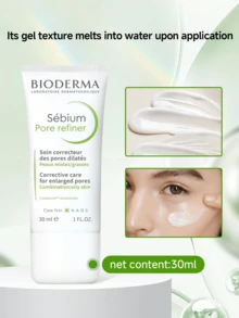 Bioderma Sebium Pore Refiner Cream 30ml, Oil Control, Mattifying, Pore Tightening, Suitable For Oily Skin - Astringent Serum 30ml - View 1