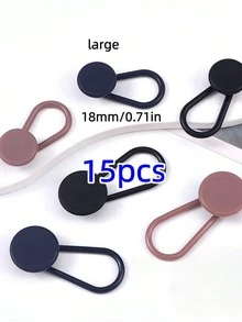 4/10/20pcs Pants Waist Extender, Unisex Elastic Waistband Extender Suitable For Pants, Jeans, Skirts, Dresses - Multicolor - View 10