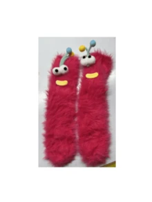 Calcetines de piso con diseño de animales navideños y de San Valentín en 3D, calcetines cálidos para interiores, nuevos calcetines de algodón tejido - Multicolor - Ver 12