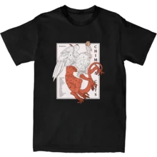 Delicious In Dungeon Falin Chimera Cuts Tshirt Fashion Women's Harajuku Marcille Chilchuck T-Shirt Unisex Vintage T - Black - View 1