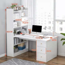 Escritorio para Computadora, Diseño Minimalista Moderno, Ideal para Oficina, Home Office, Fácil Armado, con Estructura Resistente