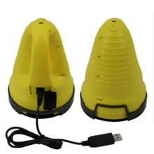 Rascador eléctrico para hielo en cristales de coche, multifuncional. Elimina capas gruesas de hielo rápida y uniformemente. Disco de rascado de plástico especial sin fibra de vidrio, no rayará ventanas. Diseño compacto y moderno, fácil de usar y cómodo. Incluye: rascador, tapa protectora, cargador, disco giratorio. Material: ABS. Color: amarillo. Tamaño: 16x11x11 cm. - amarillo - Ver 8