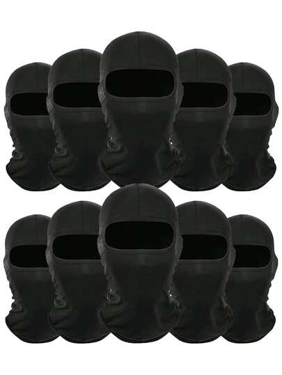 1/Multi-Pack Unisex Balaclava Hat, Neck Gaiter Face Mask, Ski Mask, Sun Protection Mask, Suitable For Cycling, Hiking, Party, Skiing, Etc.