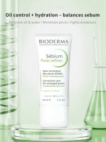 Bioderma Sebium Pore Refiner Cream 30ml, Oil Control, Mattifying, Pore Tightening, Suitable For Oily Skin - Astringent Serum 30ml - View 8