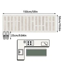 1pc Rug/Carpet/Area Rug/Bath Mat/Bath Rug/Door Mat/Runners/Runner Rug, Classic American Modern - Nordic Minimalist Geometric Striped Plaid, Suitable For Bathroom, Kitchen, Entryway, Hallway, Bedside, Living Room, Bedroom, Soft & Washable, Home Decor - Multicolor - View 17