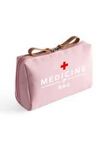 Portable Cosmetic Bag, Nordic Style, Multi-Functional Classification Design; Portable Medicine Bag, Compact Pill Organizer, Travel Medicine Organizer, Suitable For Daily Use/Outdoor/Travel; A Health Essential, Multi-Layer Waterproof Coating; Multi-Functional Digital Bag