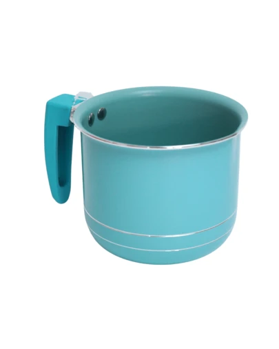 Pocillo de cerámica capacidad de 2 litros perfecta para calentar agua o leche, preparar té o café, preparar cremas y salsas, cocer verduras