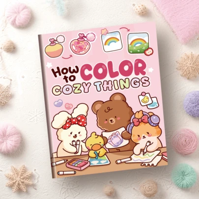 56 Pages - 370g, A Warm And Cute Pet Coloring Guide Book, Fresh Style, Adorable Pet Coloring Scenes And Patterns, Light Pink Color Scheme, Easy And Joyful Coloring Learning, Suitable For Stationery And School Supplies, Perfect Gift For Girls, Valentine's Day Or New Year Gift.