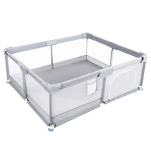 PANGDUBE Baby Bed Protection Rails - Light Grey - View 1