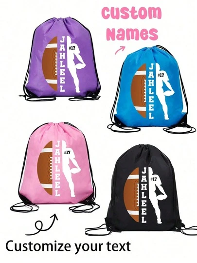 A Customizable Sport Drawstring Pocket With A Personalized Name Or Holiday Message. Customize Your Own Bag. It Is Backpack That Very Suitable For Girls, Boys, Teenagers, Boy, And Girl Daily Use, Going Out, Traveling, Sports, Swimming, Climbing, Outdoor Use. Suitable Christmas, Thanksgiving, Back-To-School Season, Workplace, Work, Commuting. Ideal Gift Giving. Perfect Christmas Parents, Colleagues Classmates. Memorable Bag