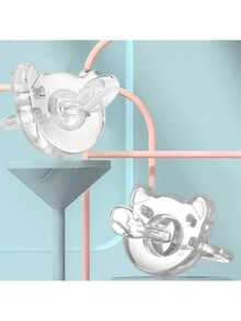 Silicone Baby Pacifier With Storage Box Set - Multicolor - View 5