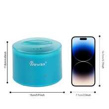 WEWAX 脱毛套装（含硅胶罐）——内含 4 包硬蜡豆、10 个刮刀——男女通用便携式脱毛套装，居家旅行皆宜。 - 查看 3