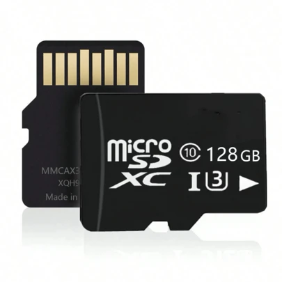 32GB/64GB/128GB U3 Mini SD Card Class 10 TF Flash Memory Card Micro TF SD Card Storage Card ที่เข้ากันได้กับโทรศัพท์, คอมพิวเตอร์, หูฟัง, ลำโพง, กล้อง HD, PSP, SD Adapter