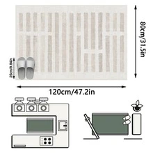 1pc Rug/Carpet/Area Rug/Bath Mat/Bath Rug/Door Mat/Runners/Runner Rug, Classic American Modern - Nordic Minimalist Geometric Striped Plaid, Suitable For Bathroom, Kitchen, Entryway, Hallway, Bedside, Living Room, Bedroom, Soft & Washable, Home Decor - Multicolor - View 13