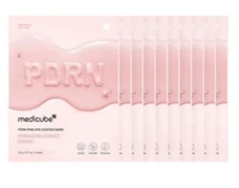 Medicube Salmon Dna PDRN Pink Vita Coting Mask_10+2EA (No Box)- Korean Sheet Mask For Glass Skin - Luxurious Home Care Mask For Hydration, Firming, And Even Skin Tone, Korean Skin Care - 單選 - 查看 2