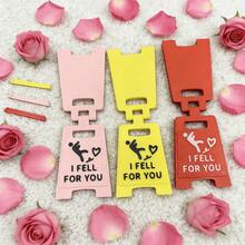 "I Fell For You" Romantic Sign - Valentine's Day Home Decor, Wedding Anniversary Gift, Couples Bedroom Desktop Art - Multicolor - View 6